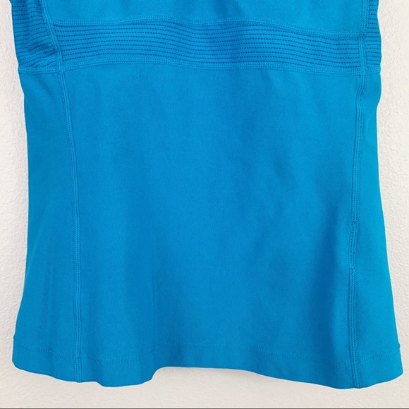 Nike Fit Dry Blue Mesh Racerback Tank Top - Picture 3 of 10